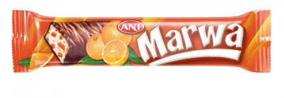 Anı Marwa Milky Cocoa Coated Orange Nougat Bar 18 Gr