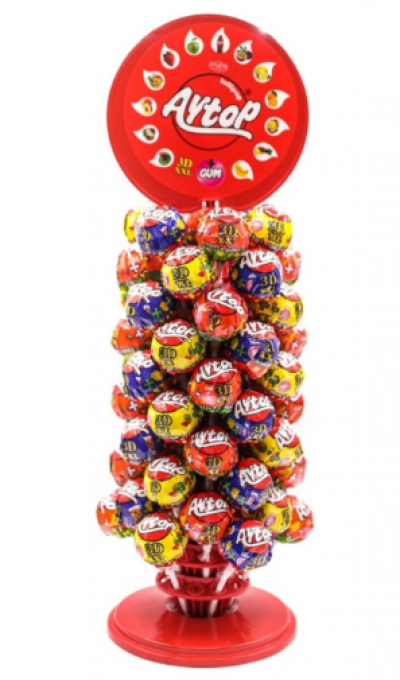 Aytop Fruit Flavored Fans Lollipop 16 Gr 120 pcs