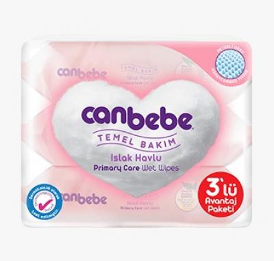 Canbebe Wet Towel Basic Care  3x56 pc