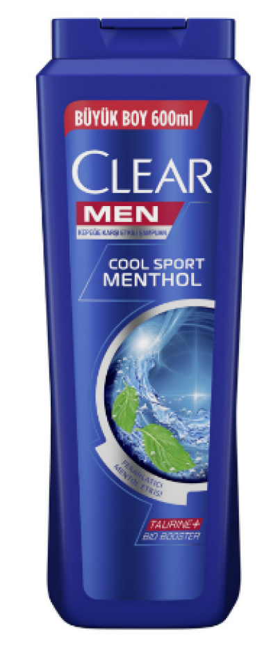 Clear Men Cool Sport Menthol Shampoo  600 ml