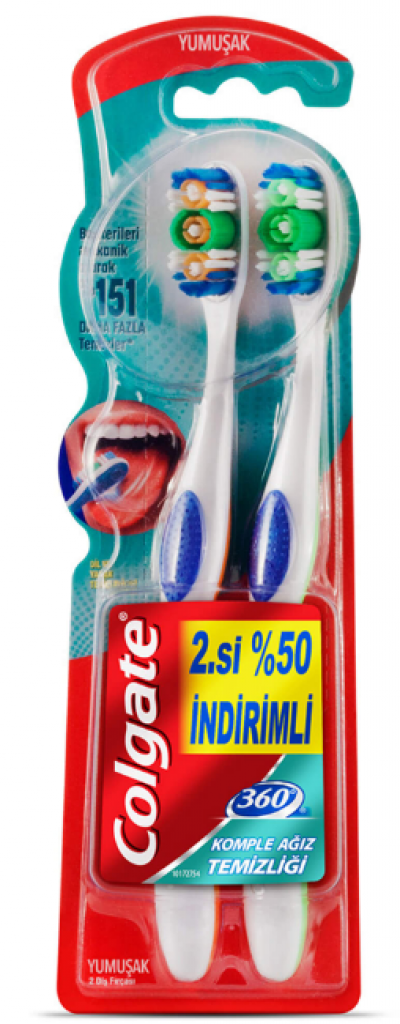 Colgate 360 ​​1+1 Toothbrush  1 pcs