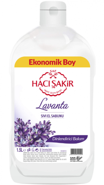 Hacı Şakir Liquid Soap Lavender 1500 ml