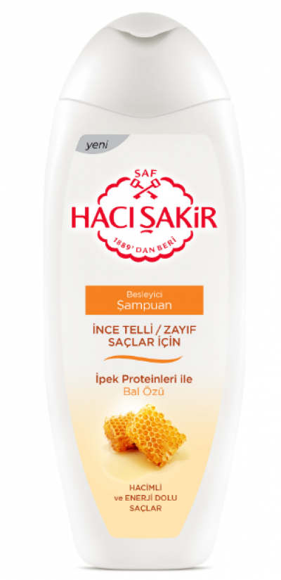 Hacı Şakir Şampuan Bal İnce Telli Zayıf Saçlar İçin 500 ml
