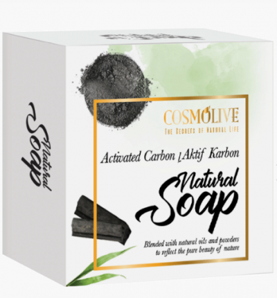 Cosmolive Natural Soap Activated Carbon 125 Gr
