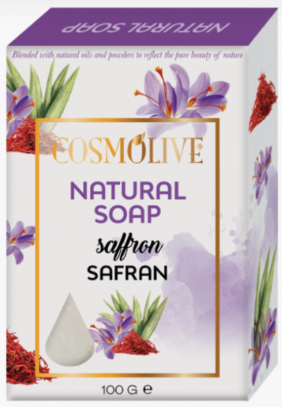 Cosmolive Natural Soap Saffron 100 Gr