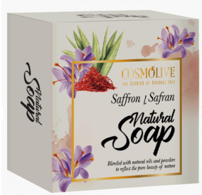 Cosmolive Natural Soap Saffron 125 Gr