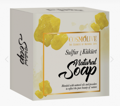 Cosmolive Natural Soap Sulfur 125 Gr