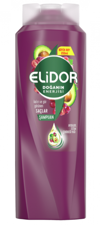 Elidor Avocado and Grape Seed Extract Shampoo  650 ml
