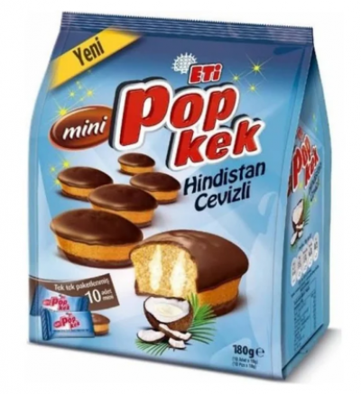 Eti Mini PopKek with Coconut  180 gr