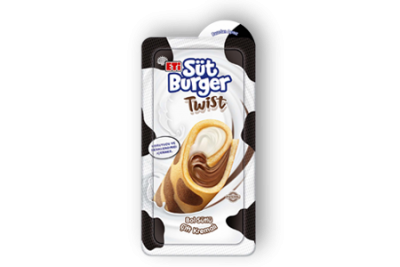 ETİ Süt Burger Twist Dual Cream with Milk and Cocoa 48 gr 