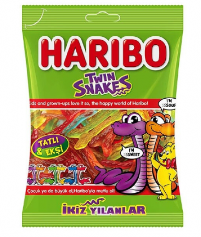 Haribo Twin Snakes  80 gr