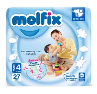 Molfix Baby Diapers No:4 27 pc