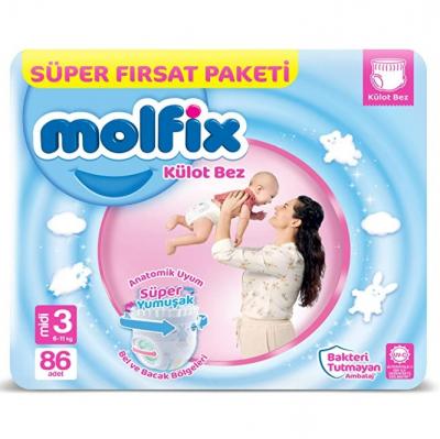 Molfix Pants Super Packet No 3 86 pc