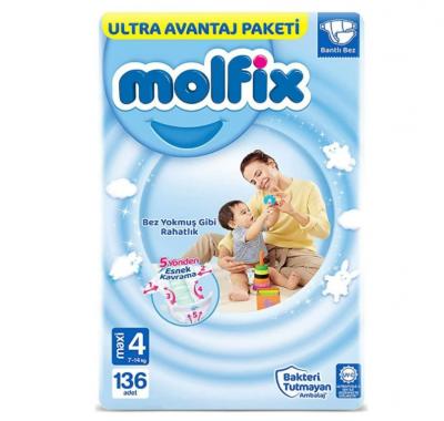 Molfix Ultra Advantage Packet No 4  136 pc 
