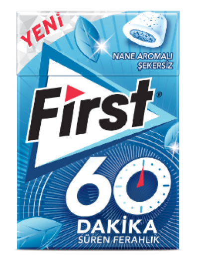 First 60 Minutes Mint Gum  20 gr