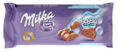 Milka Bubbly Tablet Chocolate Milk  80 gr