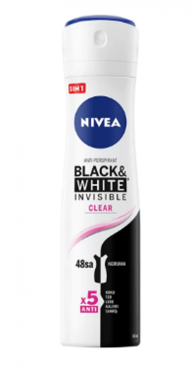 Nivea Deodorant B&W Clear Sprey 150 ml