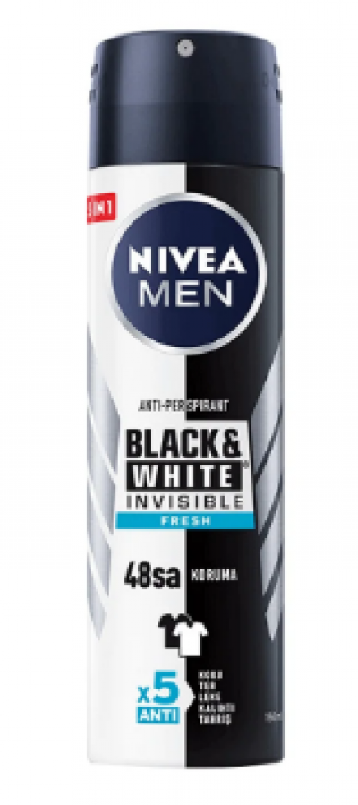 Nivea Men Deodorant B&W Fresh Spray    150 ml 
