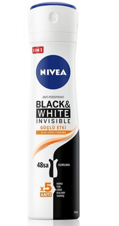 Nivea Black & White Invisible Strong Effect Women's Spray 150 ml