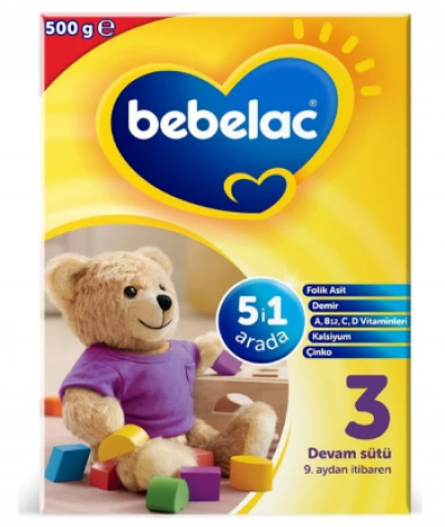 Bebelac Baby Food No 3  500 gr
