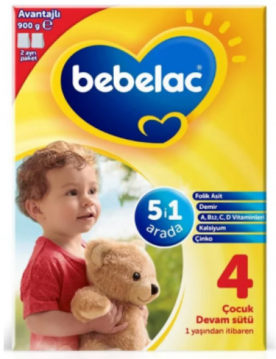 Bebelac Baby Food No 4  900 gr 