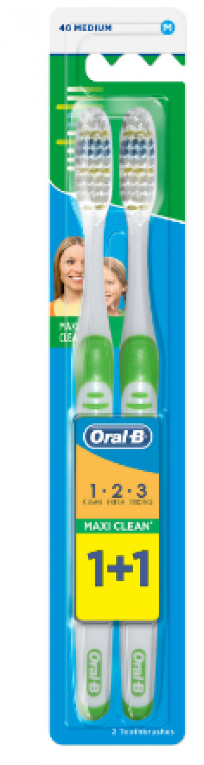 Oral B Clean Fresh Strong Toothbrush  1+1 pcs