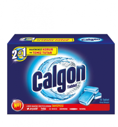 Calgon 2 in 1 Anti-Calc Tab 15 pc 