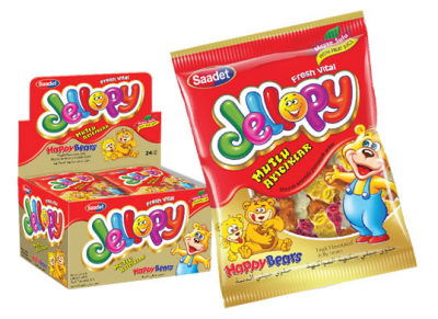Saadet Jelly Candy Jellopy Happy Bears  25 gr 