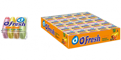Saadet O'fresh Tutti Frutti Flavoured Sugared Dragee Gum  5 gr