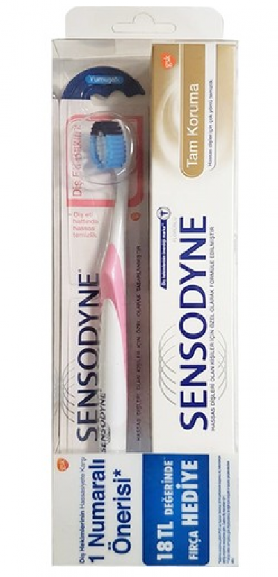 Sensodyne Full Protection Toothpaste 75 ml+Gum Care Toothbrush 1 pcs