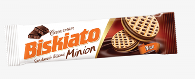 Şimşek Biskiato Minion Biscuits with Cocoa Cream 45 Gr