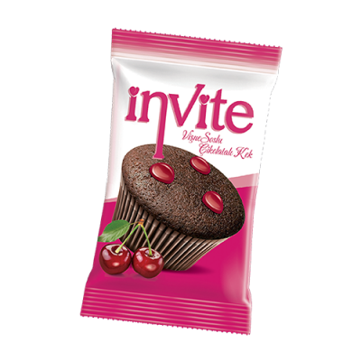 Şimşek Invite Chocolate and Cherry Sauce Cake  30 gr 