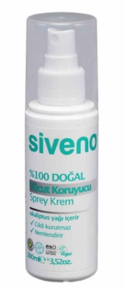 Siveno Natural Body Protection Spray Cream 100 Ml
