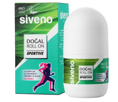 Siveno Doğal Roll On Sportif 50 Ml