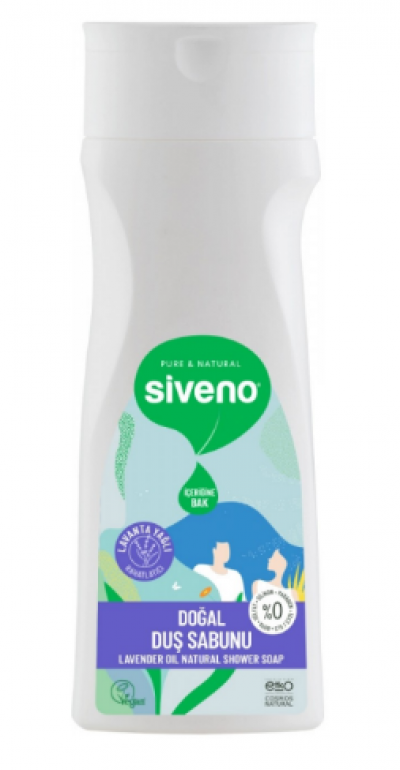 Siveno Natural Shower Soap with Lavender Oil 300 Ml