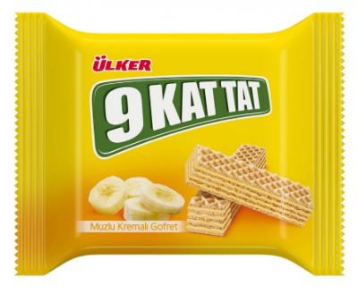 Ülker 9 Kat Tat Banana Wafer 39 gr