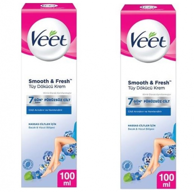 Veet Hair Removal Cream 100 Ml 2 pcs