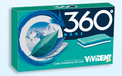 Vivident 360 Mint Gum  33 gr