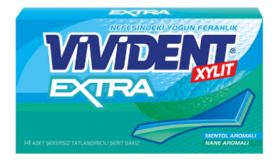 Vivident Extra Mint Gum  26 gr