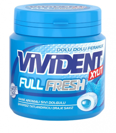 Vivident Full Fresh Mint Gum  90 gr
