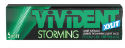 Vivident Storming 5P Stick Mint Gum  14 gr