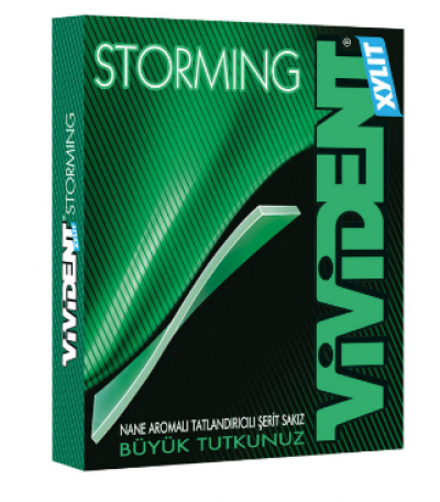 Vivident Storming Mint Gum  33 gr