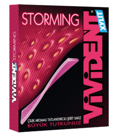 Vivident Storming Çilekli Sakız 33 gr