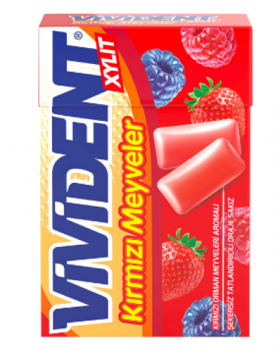 Vivident Xylıt Kırmızı Meyveler Sakız 22 gr