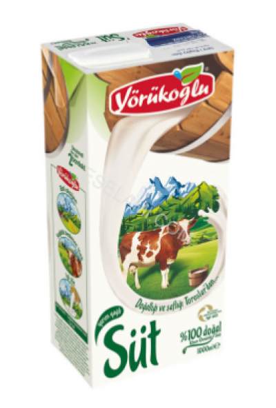 Yörükoğlu Semi Skimmed Milk  1 L 