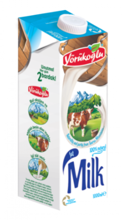 Yörükoğlu Whole Fat Milk Edge  1 L